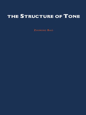 cover image of The Structure of Tone
